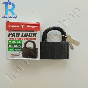 قفل آویز سایز 75 تیوان مدل TIVAN Black
