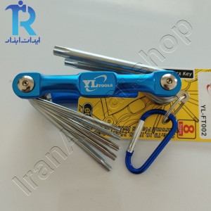 آچار ستاره تاشو (چاقویی) 8 عددی YL Tools