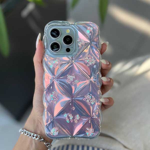 قاب ایفون لوزی هولوگرامی