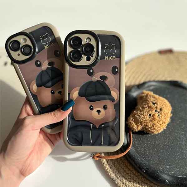 قاب ایفون کلاهدار تدی