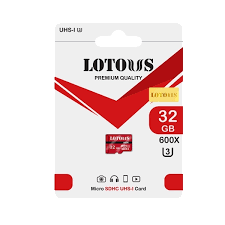کارت حافظه  microSD لوتوس LOTOUS مموری با ظرفیت 32 گیگابایت