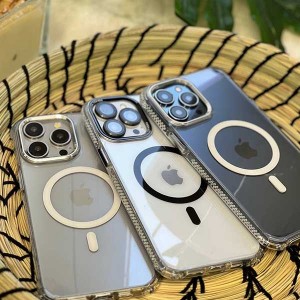 قاب ایفون شفاف مگ سیف