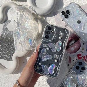 قاب ایفون پروانه هلوگرامی