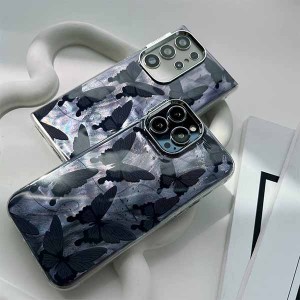 قاب ایفون بنفش پروانه