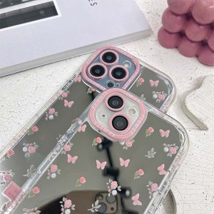 قاب ایفون گل و پروانه