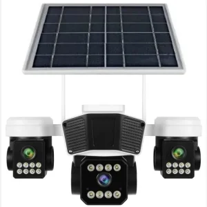 دوربین بی سیم خورشیدی سیمکارتی سه لنز O-KAM Pro مدل TL3 دوربین پهبادی