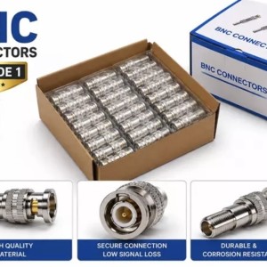 فیش BNC پیچی نارنجکی درجه یک -گرید A