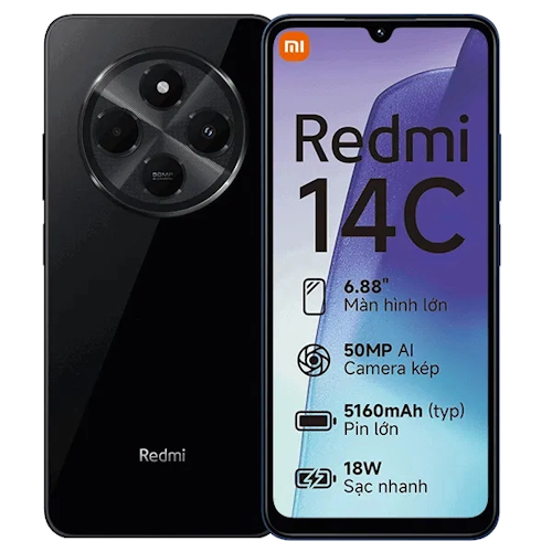 گوشی شیائومی Redmi 14C | حافظه 64 رم 4 گیگابایت