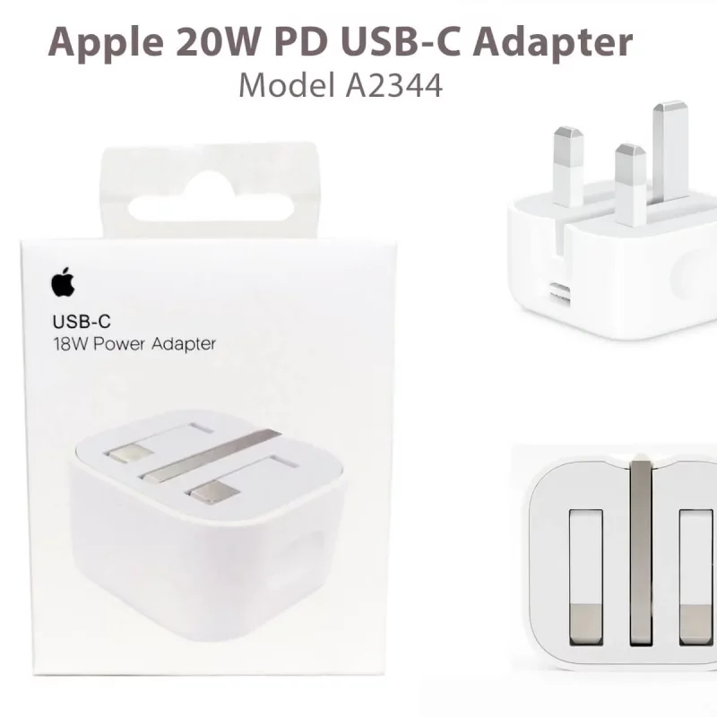 آداپتور شارژر ۲۰ وات USB-C اپل (Apple 20W USB-C Power Adapter)