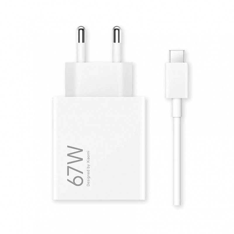 شارژر فست شیائومی مدل Mi MDY-12-ES توان 67 وات همراه کابل