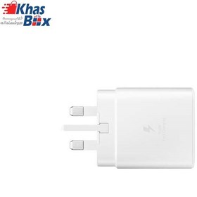 شارژر اصلی گوشی Galaxy S23 Plus سامسونگ 45 وات Type-C سوپر فست شارژ سه پین تک پورت مدل EP-TA845