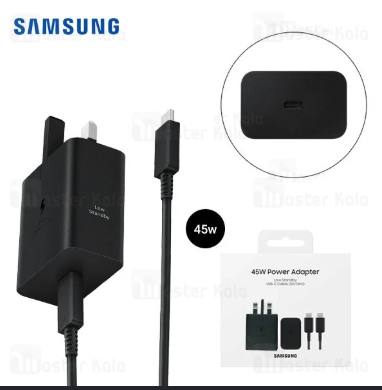 شارژر سامسونگ مدل EP-T4511 45W سه پین همراه کابل اصل | با ضمانت اصل بودن و مرجوعی بی قید و شرط + ارسال رایگان به سراسر کشور + ارسال سریع