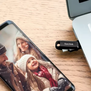 فلش مموری سن دیسک Ultra Dual Drive GO  ظرفیت 128 گیگابایت