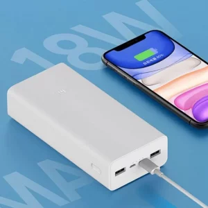 پاوربانک 30000 میلی‌آمپرساعت شیائومی مدل Xiaomi 18W Power Bank PB3018ZM