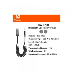 گیرنده بلوتوثی مک دودو مدل CA-8700 طول ۱.۷ متر