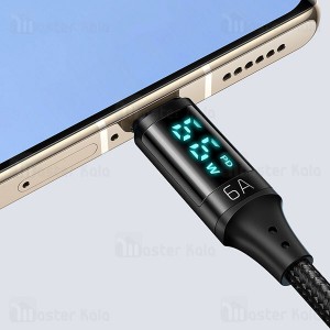 کابل شارژ مک دودو مدل CA-1080 طول ۱.۲ متر فست شارژ با نمایشگر دیجیتال