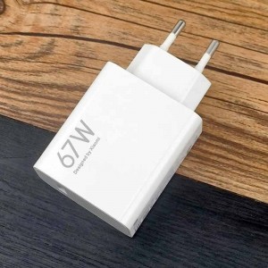 شارژر شیائومی 67 وات دو پین بدون کابل اصل