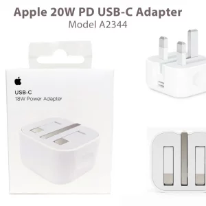 شارژر فست 20 وات اپل مدل B/A، دارای خروجی USB Type-C، امکان شارژ سریع موبایل و تبلت با شدت جریان 2.0 آمپر و بالاتر، قابلیت شارژ آیپد کپی
