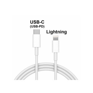 کابل شارژ اپل مدل A1703 طول ۱ متر Type-C به Lightning