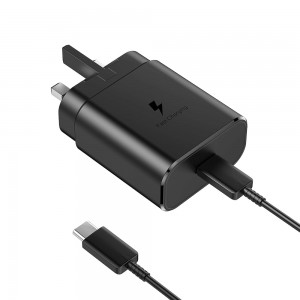 شارژر USB-C سامسونگ توان 45 وات به همراه کابل - EP-TA845