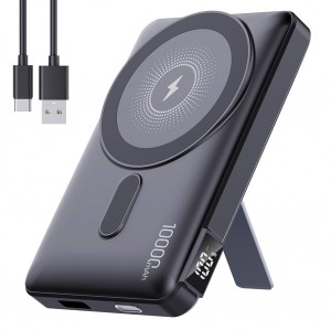 پاور بانک ده هزار مک سیف دار مدل XC004 | 2025 Latest Magnetic Wireless Portable Charger Power Bank 1000mAh
