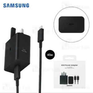 شارژر سامسونگ مدل EP-T4511 45W سه پین همراه کابل اصل | با ضمانت اصل بودن و مرجوعی بی قید و شرط + ارسال رایگان به سراسر کشور + ارسال سریع