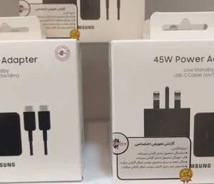 آداپتور اصل 45 وات سامسونگ سه پین با کابل 1.8 متری اصلی داخلی پک مدل EP-4511