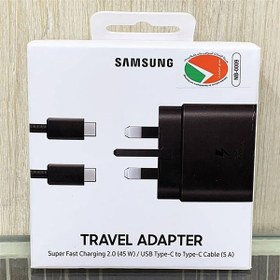 شارژر سامسونگ مدل EP-TA845 توان 45 وات سه پین