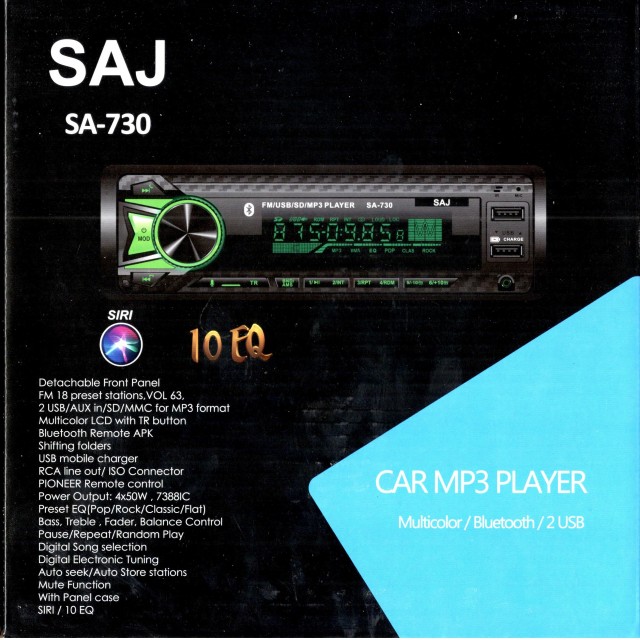 پخش کننده خودرو ساج مدل SA-730