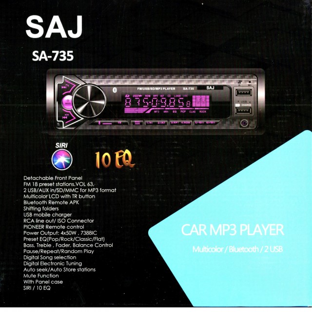 پخش کننده خودرو ساج مدل SA-735