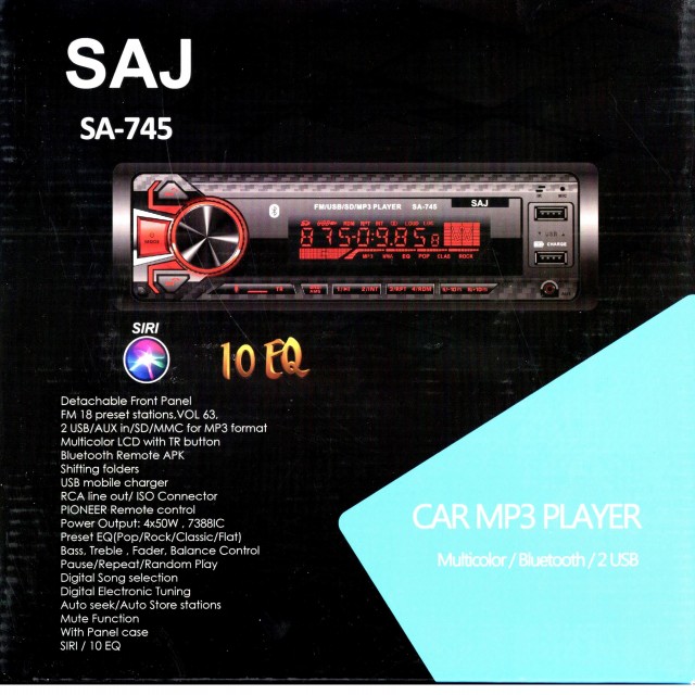 پخش کننده خودرو ساج مدل SA-745