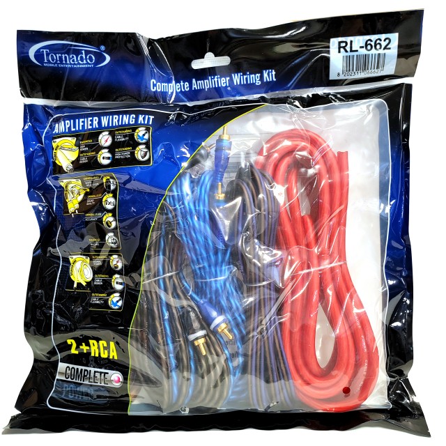کابل آمپلی فایر 6گیچ (دو RC)تورنادو مدل RL-662