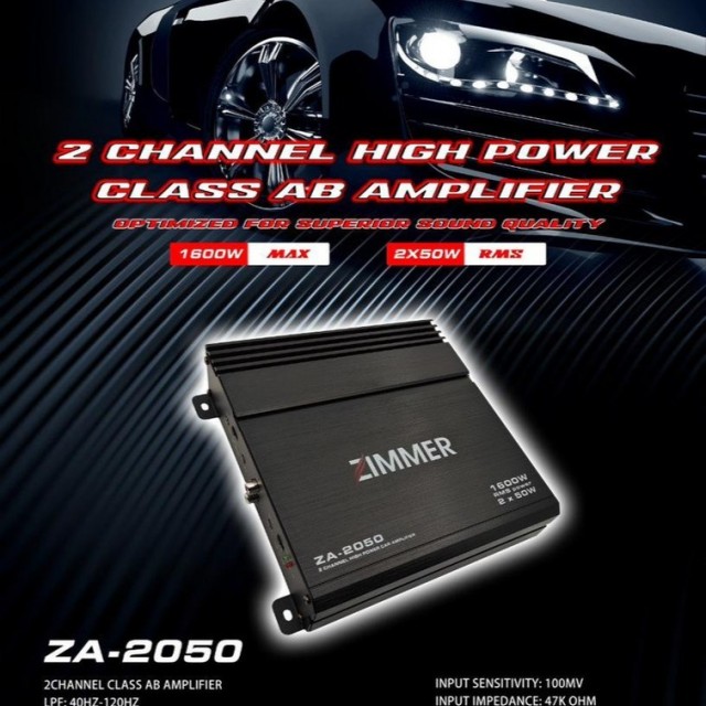 آمپلی فایر خودرو زیمر مدل ZA-2050