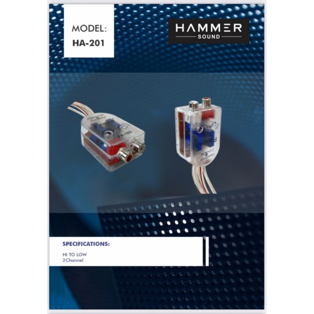 های لول تبدیل سیم بلندگو به RCA هامر ساند