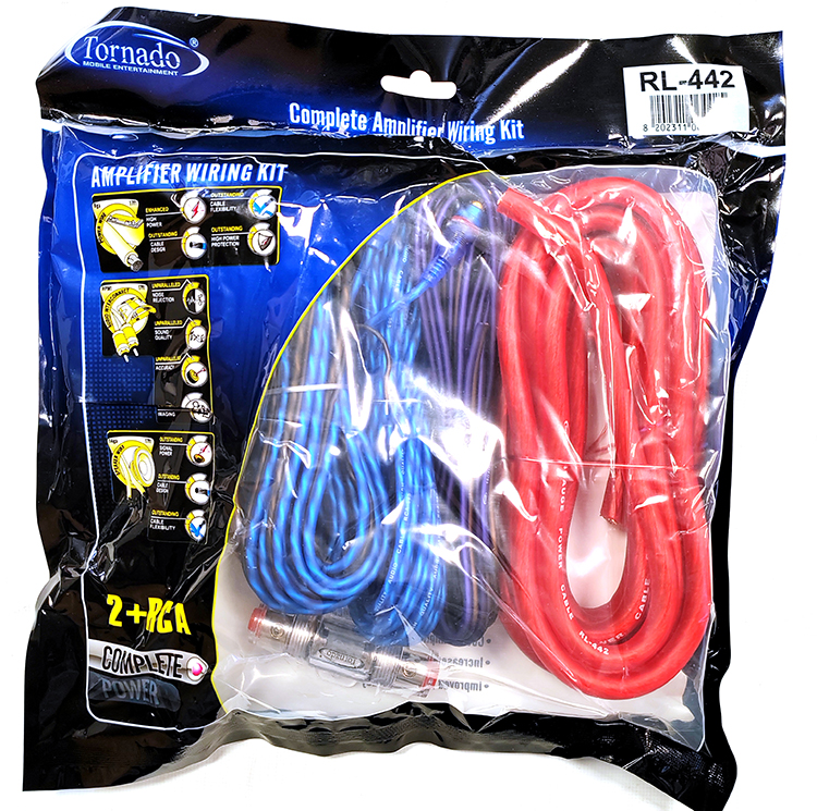 کابل آمپلی فایر 4گیچ دو RC تورنادو مدل RL-442