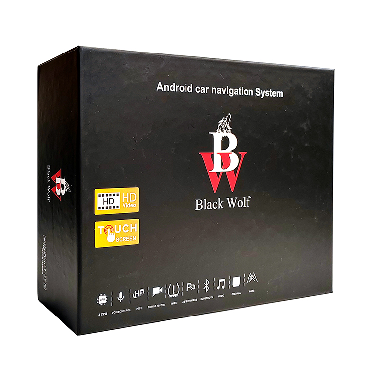 مانیتور خودرو برند BLACK WOLF برد 8163 رم 2 حافظه 64