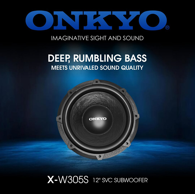 ساب ووفر خودرو اونکیو مدل Onkyo X-W305S