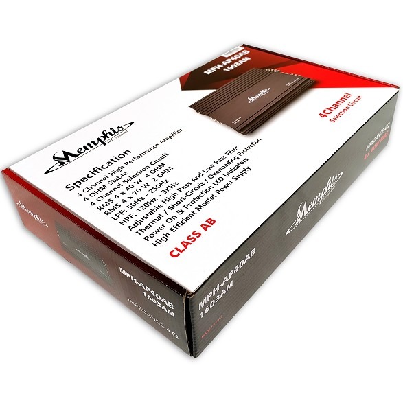 آمپلی فایر 4 کاناله ممفیس مدل AP 40 AB