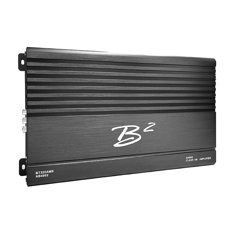 آمپلی فایر خودرو مدل AB‑4802 | توان واقعی80×4 وات RMS چهار کانال حرفه‌ای
