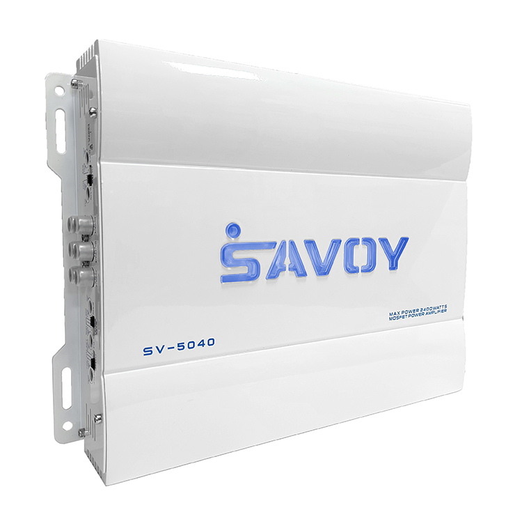 آمپلی فایر خودرو ساووی مدل SV‑5040، چهار کانال 4×50W