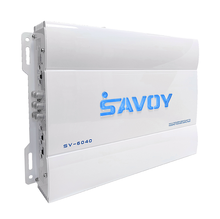 آمپلی فایر 4 کانال ساووی مدل SV-6040 | سری حرفه ای