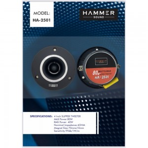 سوپر توییتر HAMMER SOUND مدل HA-2501