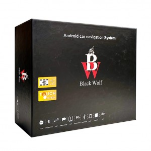 مانیتور خودرو برند BLACK WOLF برد 8163 رم 2 حافظه 64