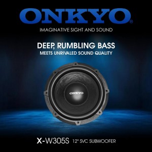 ساب ووفر خودرو اونکیو مدل Onkyo X-W305S