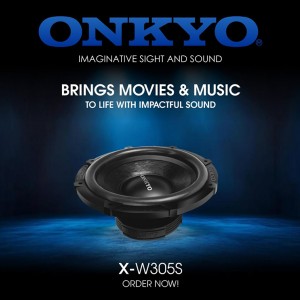 ساب ووفر خودرو اونکیو مدل Onkyo X-W305S