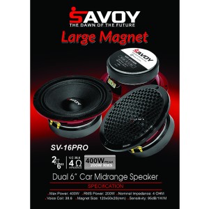 میدرنج 6 اینچ ساووی مدل SV-16 PRO