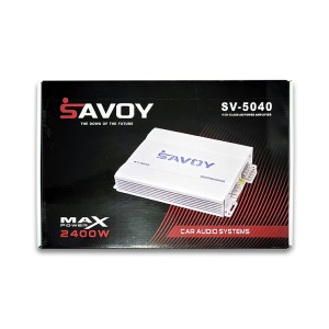 آمپلی فایر خودرو ساووی مدل SV‑5040، چهار کانال 4×50W