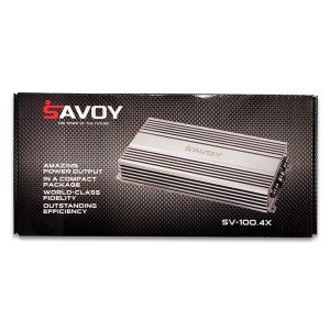 آمپلی فایر 4 کانال ساووی مدل SV-100.4X | بدنه چدنی سری حرفه ای