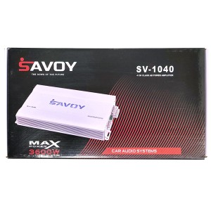 آمپلی فایر 4 کانال ساووی مدل SV-1040 | سری حرفه ای