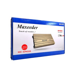آمپلی‌فایر مکسیدر (Maxeeder) مدل ۴۳۲۰ | ۴ کاناله با توان قدرتمند ۴ × ۸۰ وات RMS